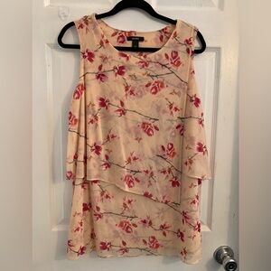 Alfani Women’s Floral Sleeveless Blouse Perfect for layering! Size XL $10